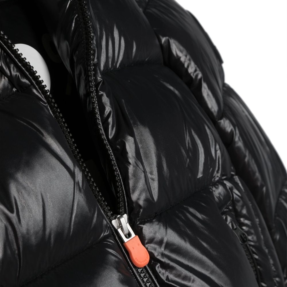 SAVE THE DUCK Black Puffer Jacket for Kids - Picture 4 of 17